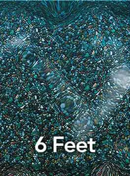 6 feet deep